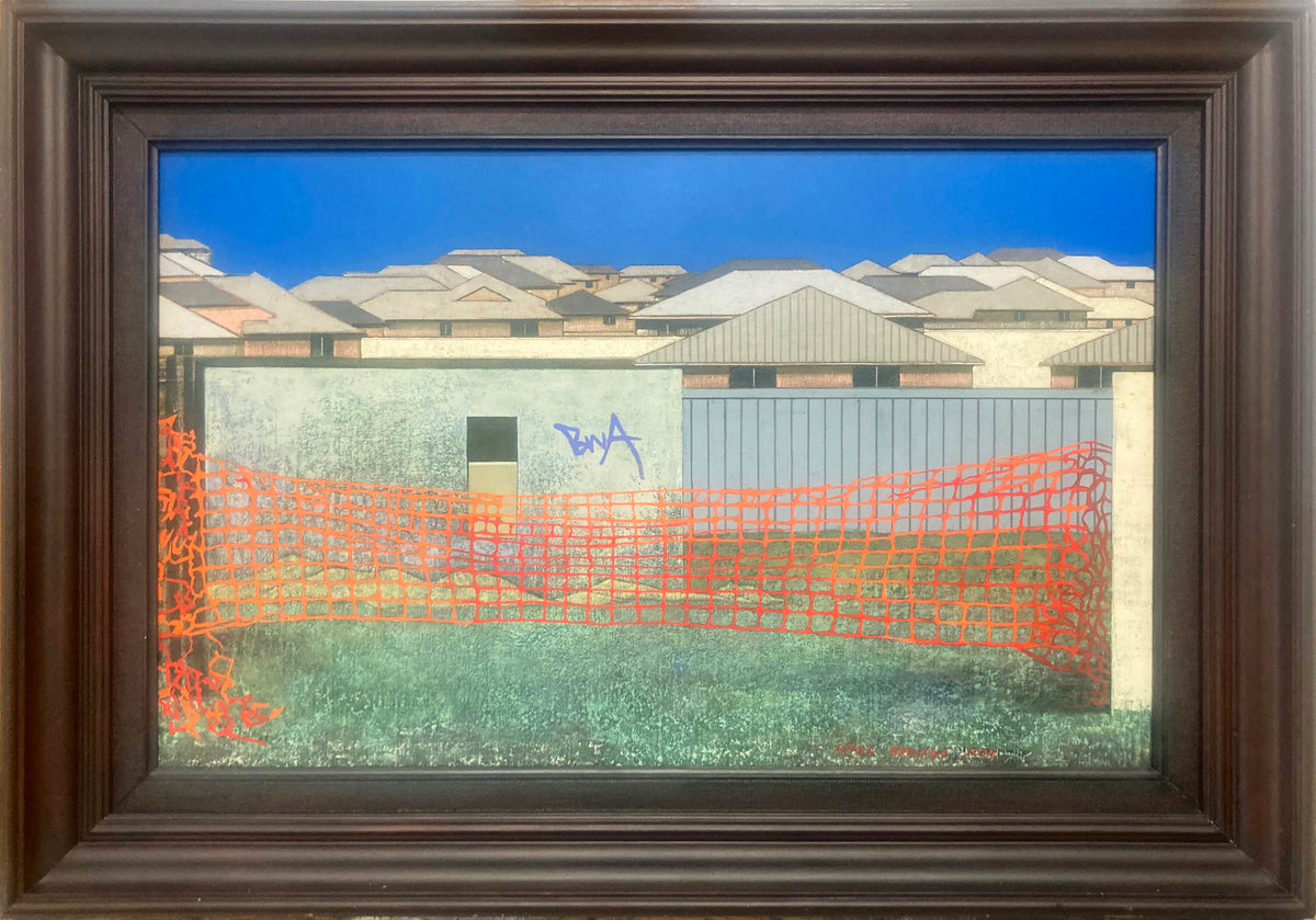 ‘Encroaching New Estate with Orange Bunting’ (2026)