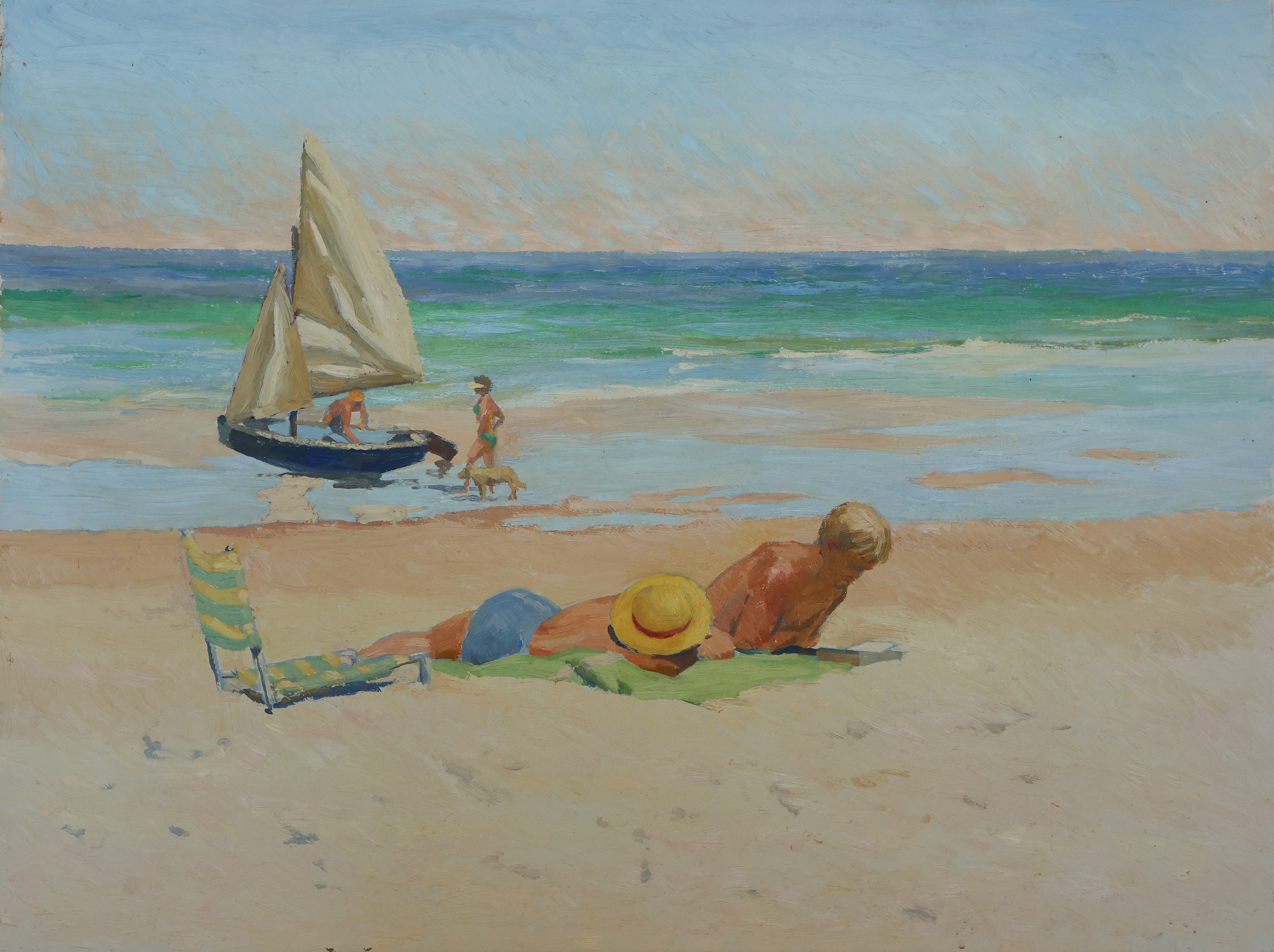 Sunbaking & waiting for a breeze - circa 2000’s