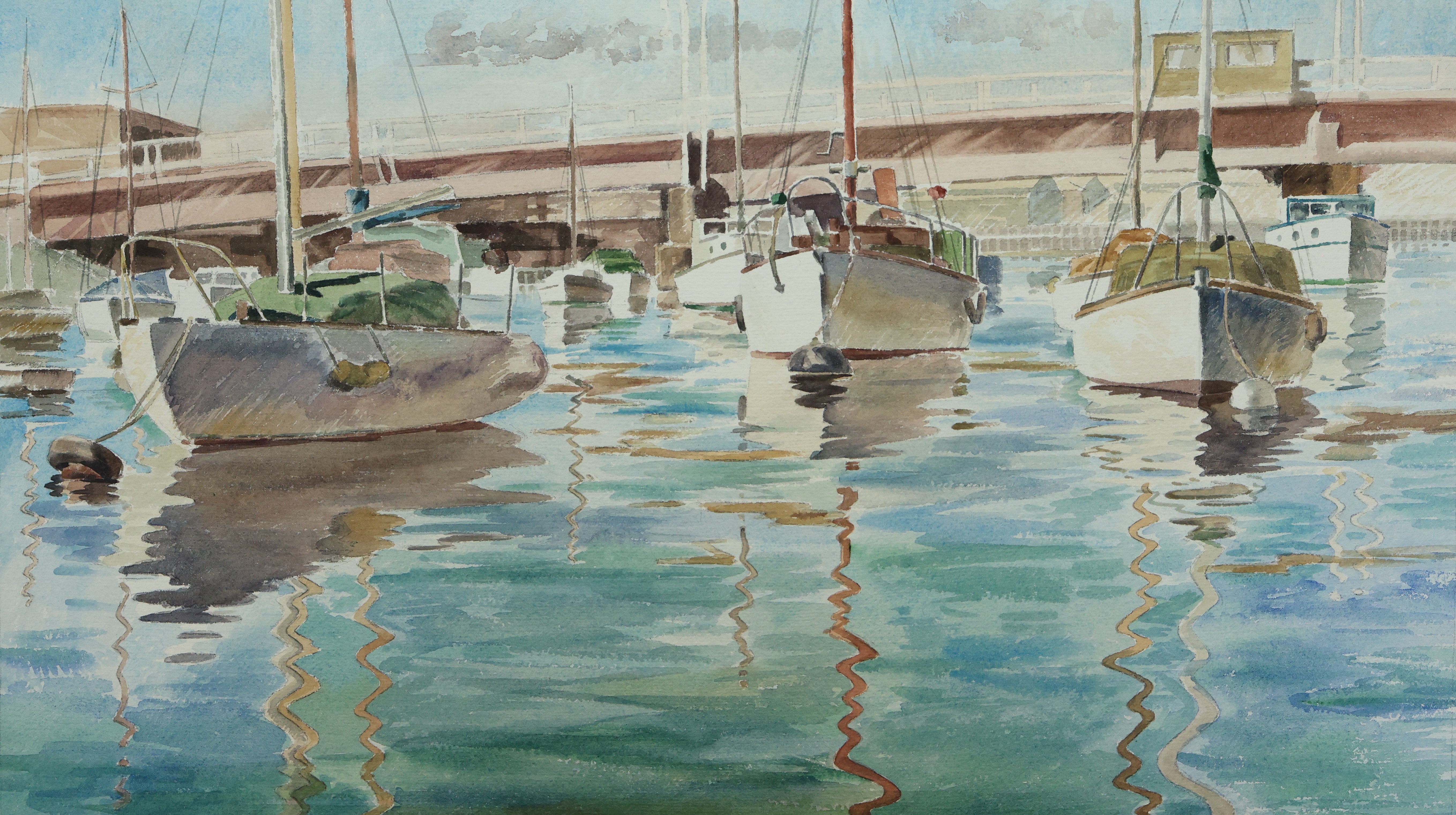 The Birkenhead bridge