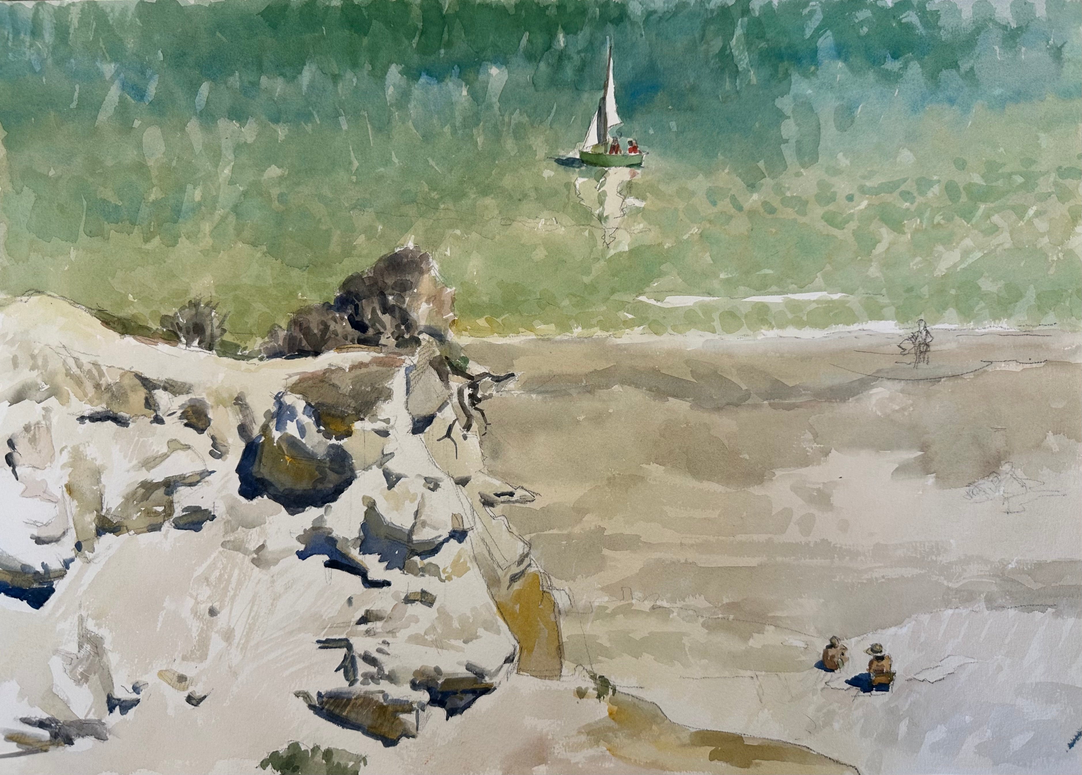 Sailing at Port Willunga - circa 2000’s