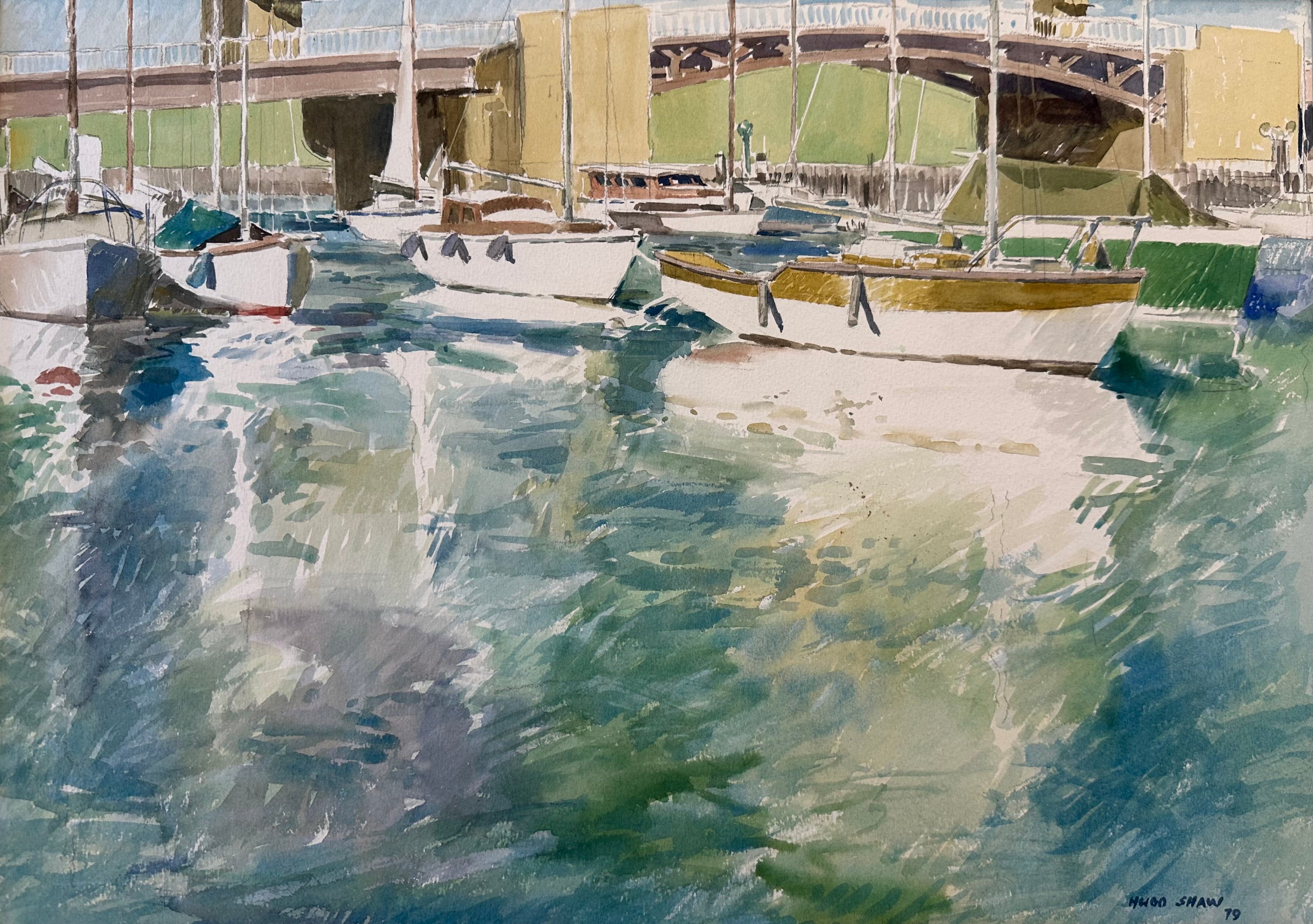 The Birkenhead Bridge & Boats - 1979