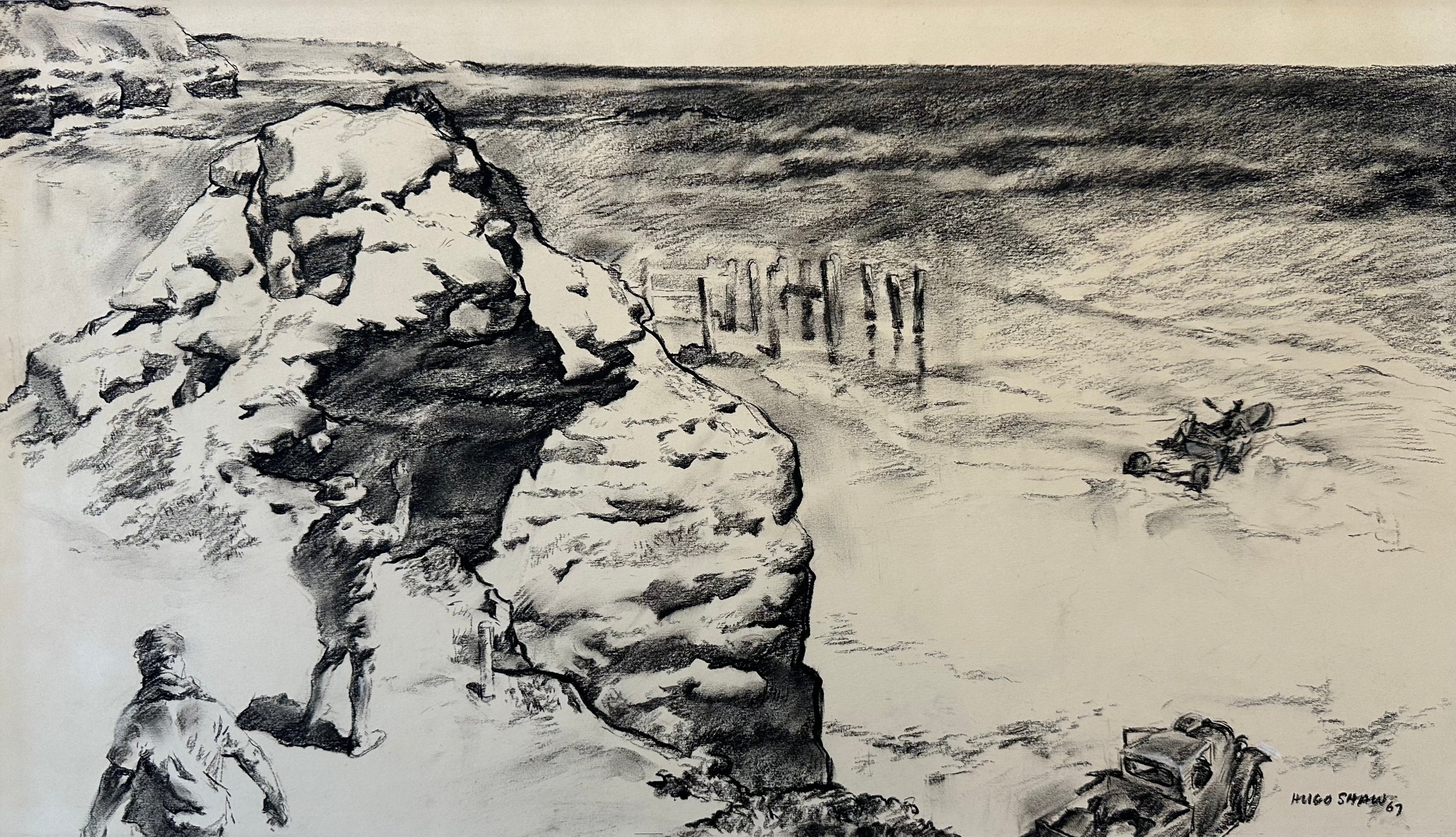 The Howes setting out for a catch - 1967