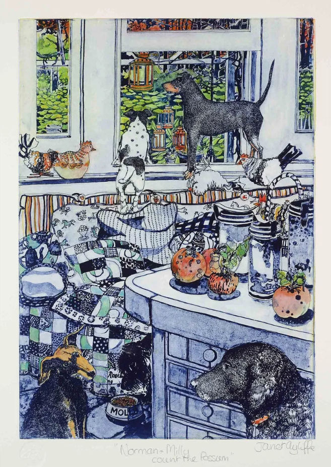 Norman and Milly count the possum