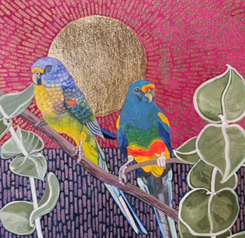 Mulga Couple under a golden sun